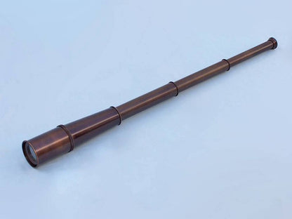 Deluxe Class Hampton Collection Bronze Spyglass With Rosewood Box 36""