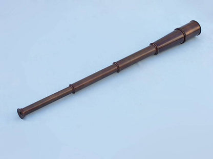 Deluxe Class Hampton Collection Bronze Spyglass With Rosewood Box 36""