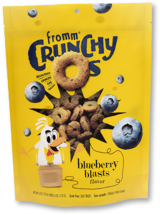 Fromm Crunchy O's Blueberry Dog Treats (6oz)