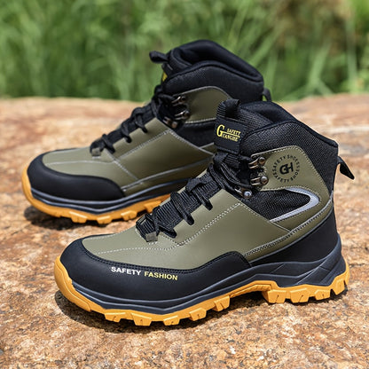 Heavy-Duty High-Quality Steel Toe Men's Work Boots