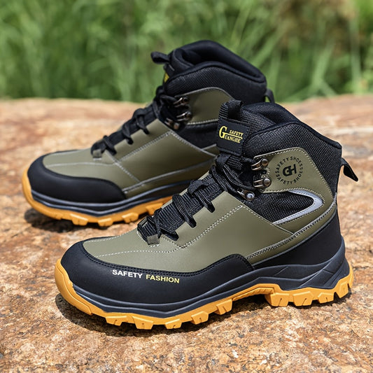 Heavy-Duty High-Quality Steel Toe Men's Work Boots