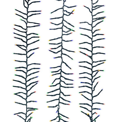 480-Light Fairy Multicolor LED Cluster Garland