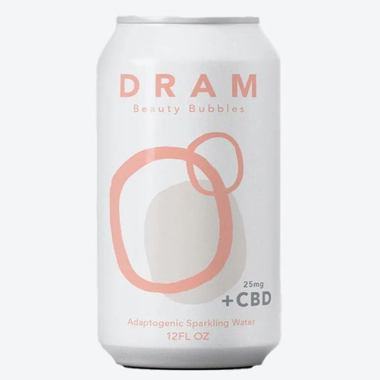 DRAM Apothecary - 'Beauty Bubbles' Adaptogenic Sparking Water +CBD (12OZ)
