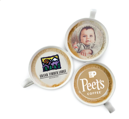 2.13" Custom Printed Drink Topper -Individually Bagged