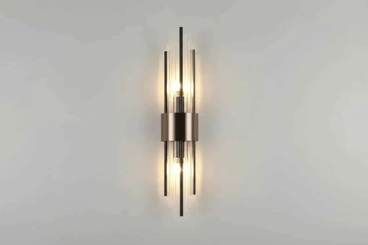 Modern LED Crystal Wall Sconce - Luxury K9 Crystal Indoor Wall Lamp for Bedroom & Hallway
