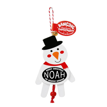 Dancing Wooden Ornament (L - Z) -