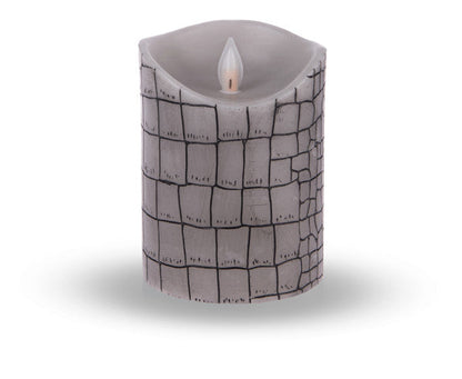Textured Wax Pillar - 3x4