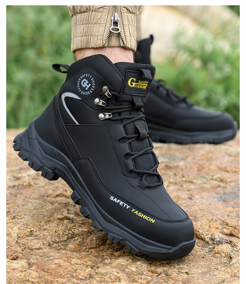 Heavy-Duty High-Quality Steel Toe Men's Work Boots