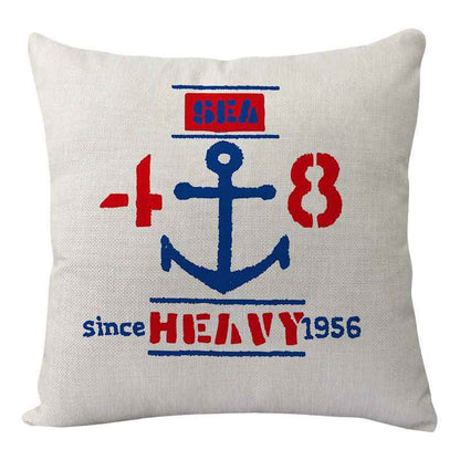 New Lighthouse Anchor Digital Printing Linen Pillowcase