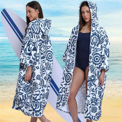 Microfiber Cloak Beach Quick-drying Bathrobe Cloak Beach