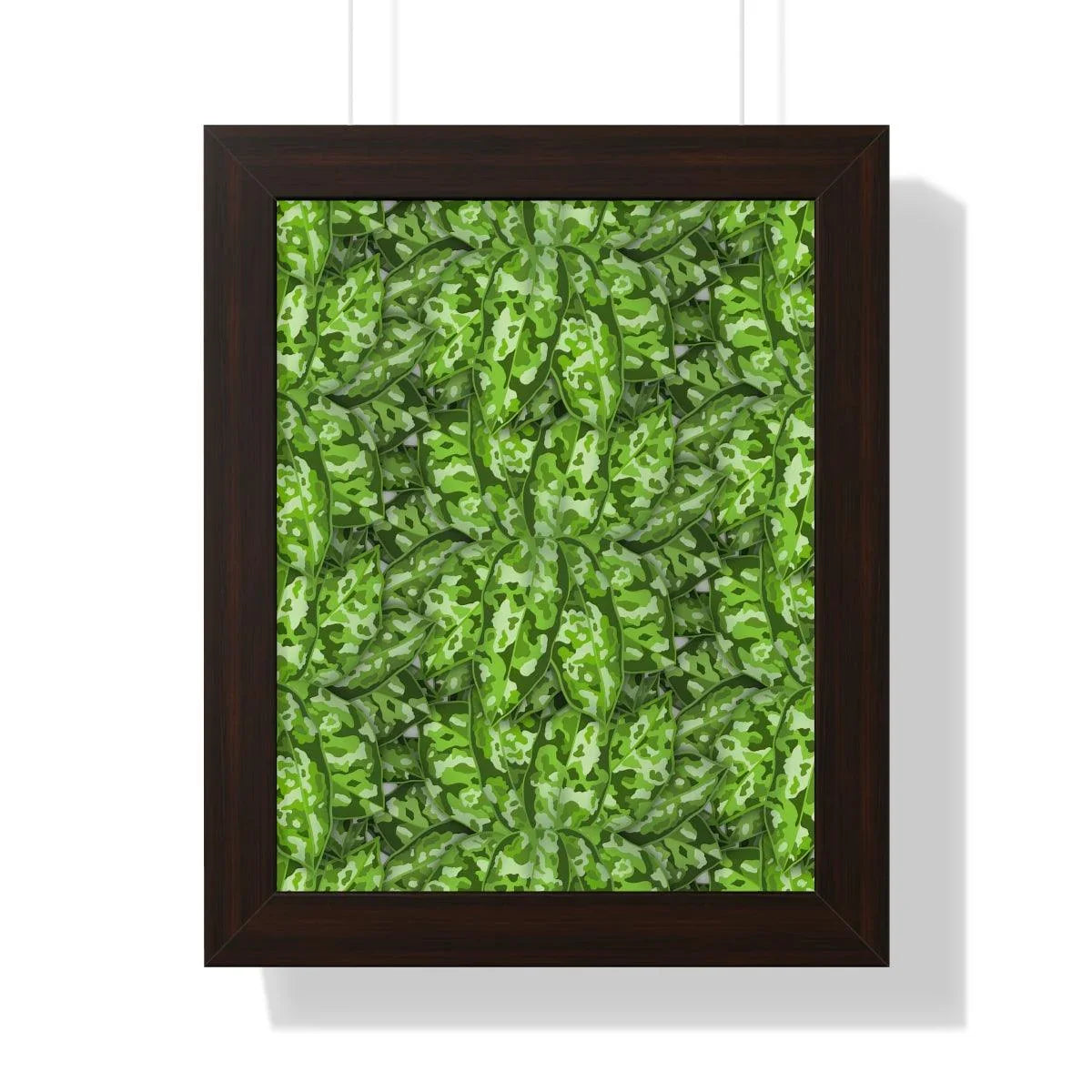 Aglaonema Pictum Framed Print – Botanical Wall Art