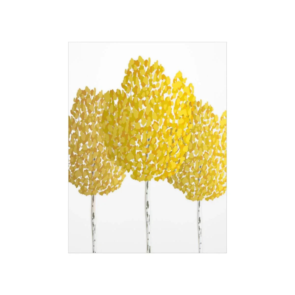 Fall Aspen Print – Unframed Wall Art