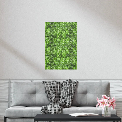 Aglaonema Pictum Botanical Print – Unframed Wall Art