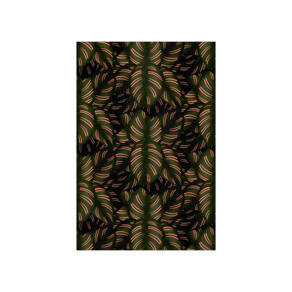 Calathea Pinstripe Botanical Print – Unframed Wall Art
