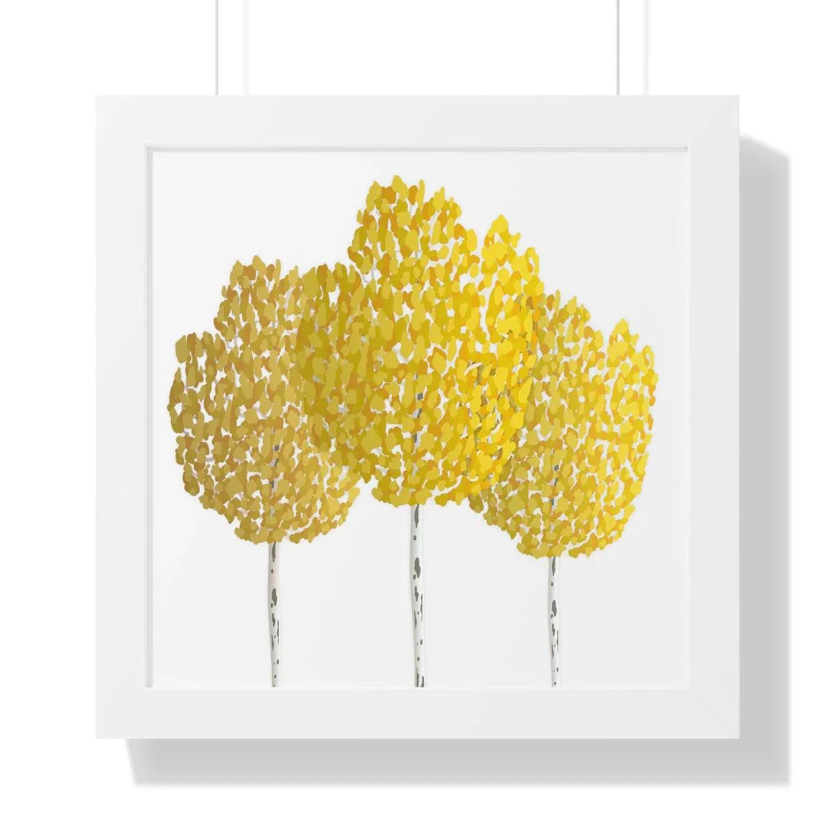 Fall Aspen Framed Print – Wall Art