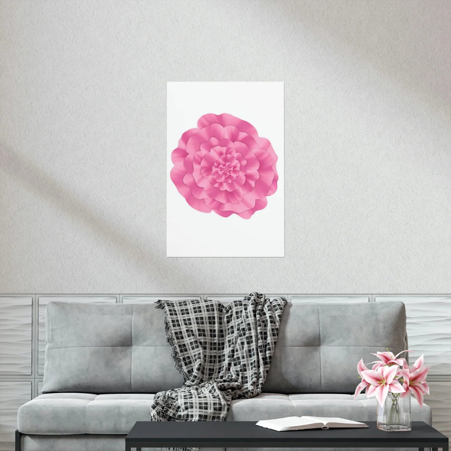 Peony Botanical Print – Unframed Wall Art