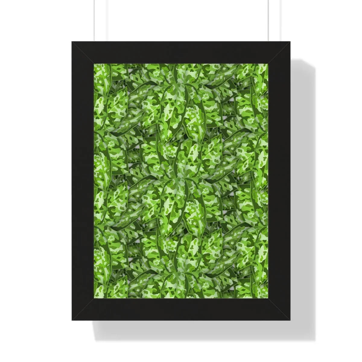 Aglaonema Pictum Framed Print – Botanical Wall Art