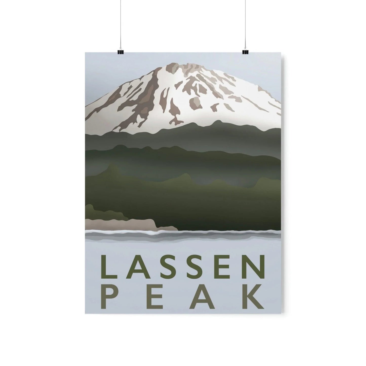 Lassen Peak Print – Unframed Wall Art
