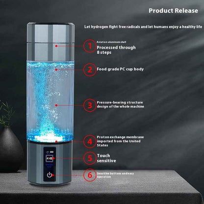 Portable Household High Concentration Hydrogen Rich Water Cup
