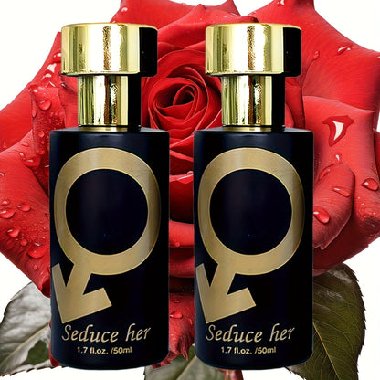 Powerful Men's Perfume, Black Perfume Spray - Men's Original Cologne | Pheromone Infused Fragrance | for Everyday Use | Bold And Masculine Scent | Boosts Self-Confidence And Attractiveness, Black Perfume, Gift for Him