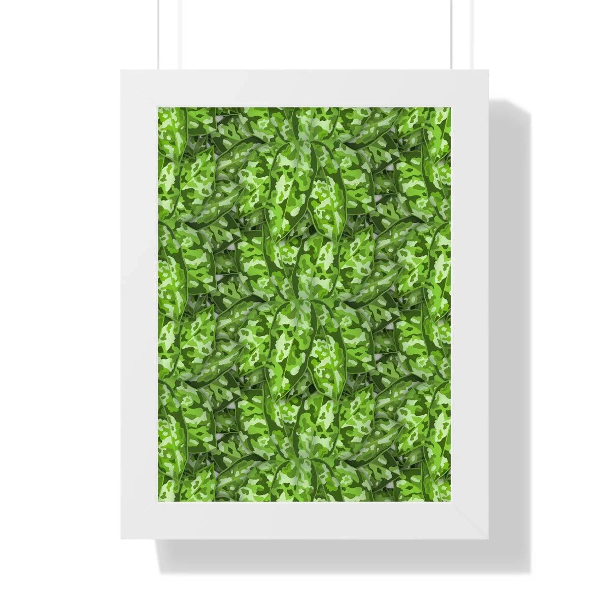 Aglaonema Pictum Framed Print – Botanical Wall Art