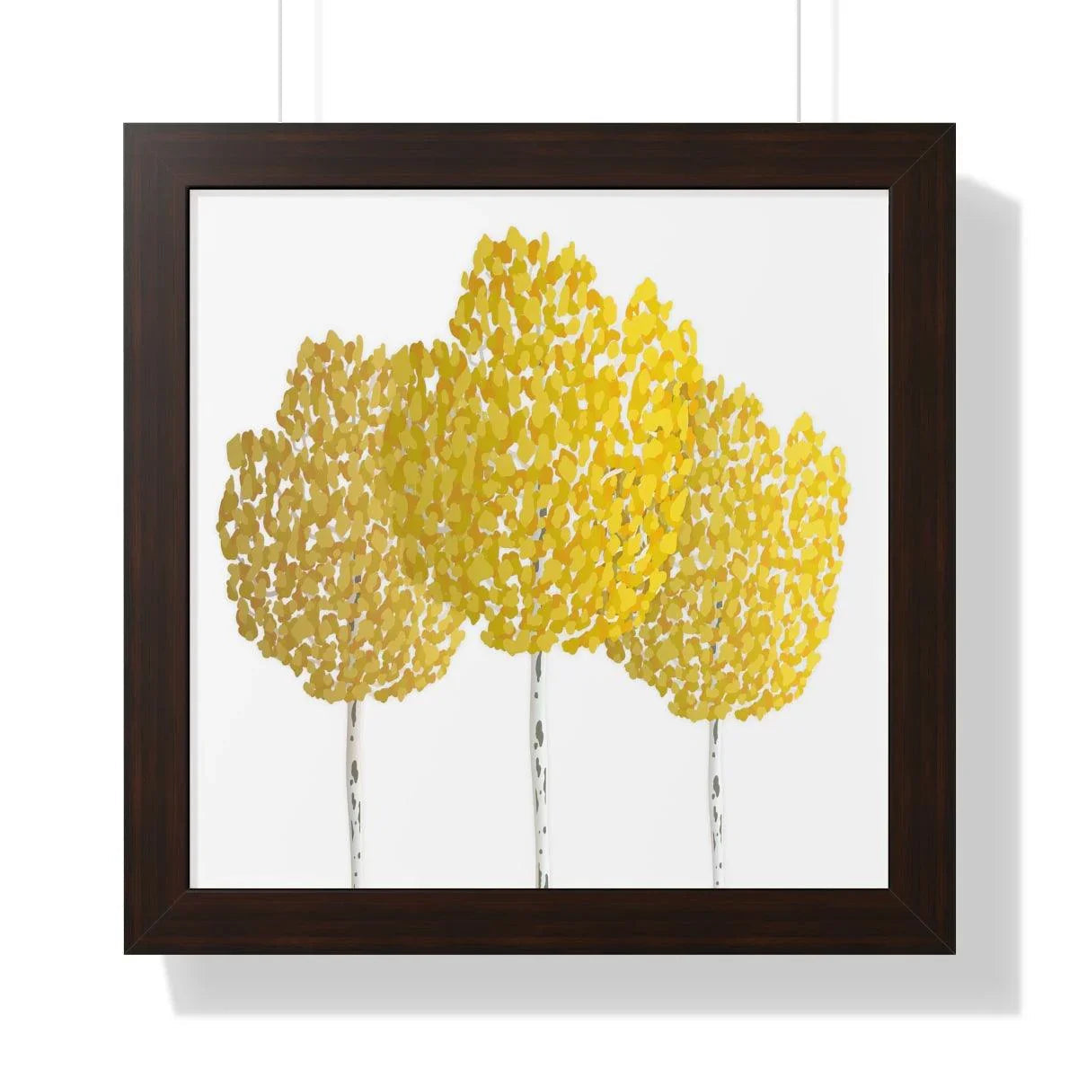 Fall Aspen Framed Print – Wall Art