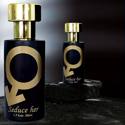 Powerful Men's Perfume, Black Perfume Spray - Men's Original Cologne | Pheromone Infused Fragrance | for Everyday Use | Bold And Masculine Scent | Boosts Self-Confidence And Attractiveness, Black Perfume, Gift for Him