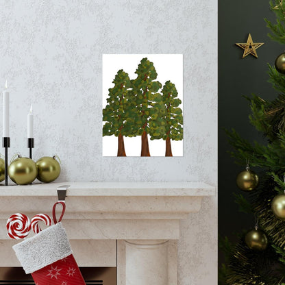 Coastal Redwood Print – Unframed Wall Art