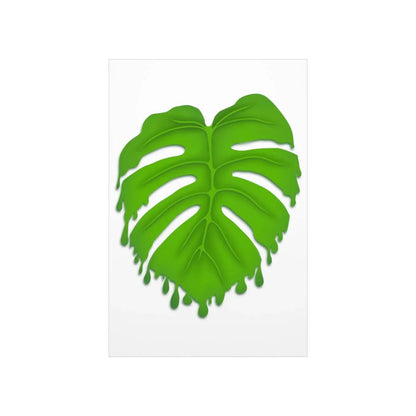 Melting Monstera Botanical Print – Unframed Wall Art