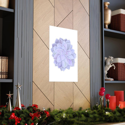 Graptopetalum Murasaki Succulent Botanical Print – Unframed Wall Art