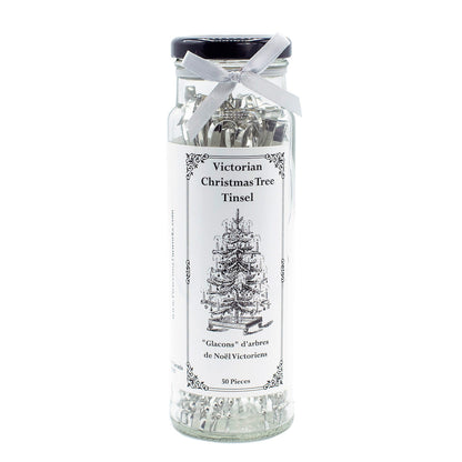 Victorian Christmas Tree Tinsel-Handmade Tin Icicle Ornaments