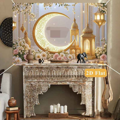 Moon Backdrop Hanging Decor For Wall Decoration