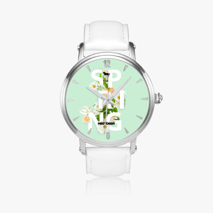 159. 46mm NESTDEER SPRING Unisex Automatic Watch (Silver)