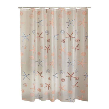 Punch-free Waterproof And Mildew-proof Curtain Shower Curtain
