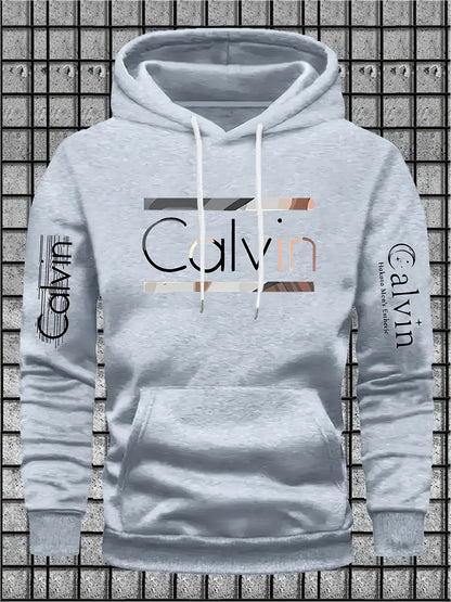 Mens Casual Versatile Hoodie Gal Letter Print