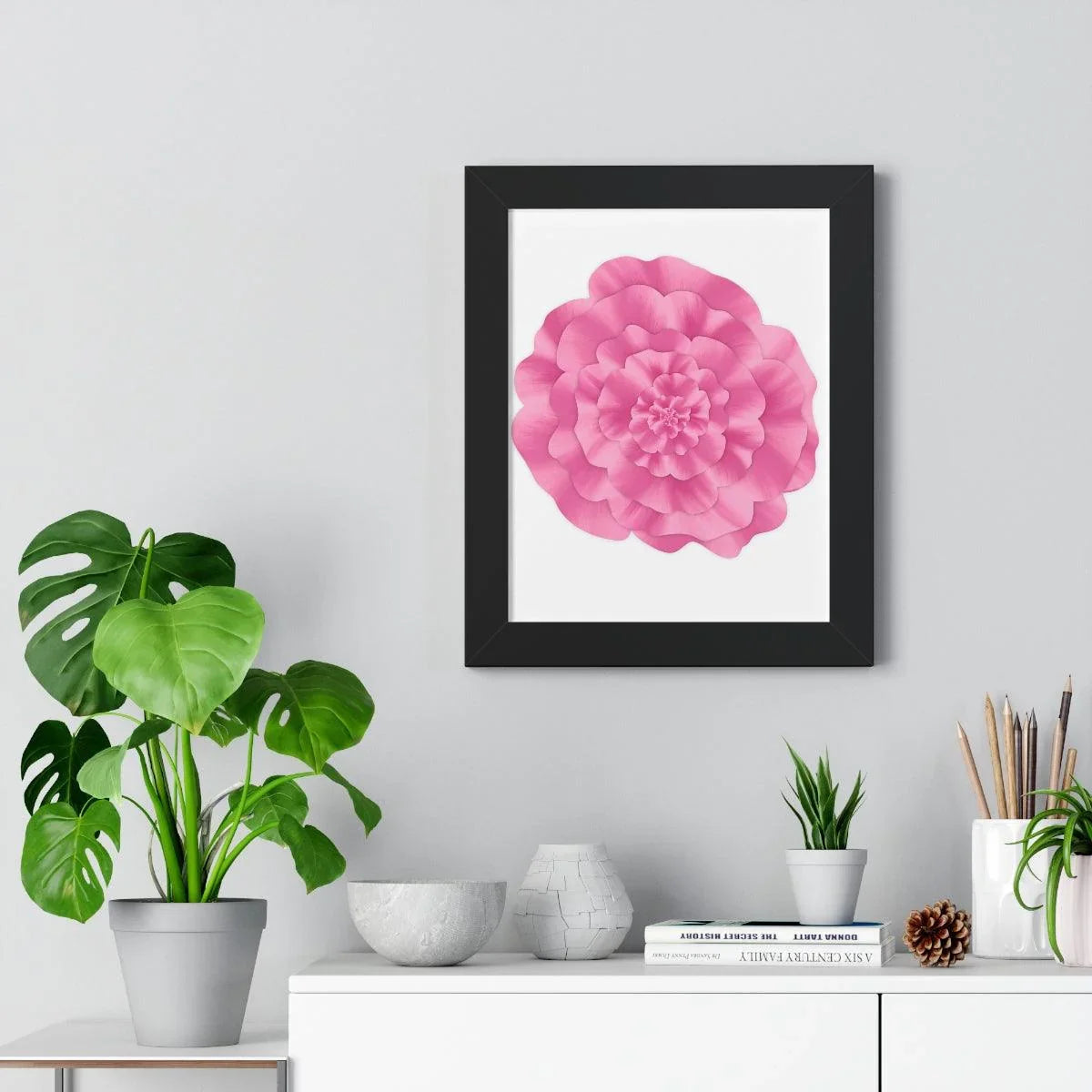 Peony Framed Print – Botanical Wall Art