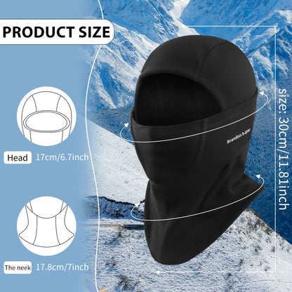 Face Mask, Cold Weather Winter Fleece Thermal Ski Mask Cover for Men Women, Warmer Windproof Breathable, Cold Weather Gear for Skiing, Outdoor, Riding Motorcycle & Snowboarding