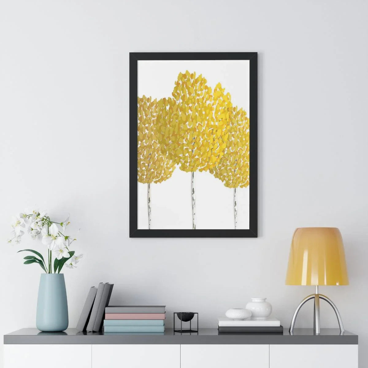 Fall Aspen Framed Print – Wall Art