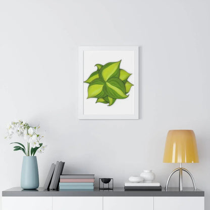 Philodendron Brasil Framed Print – Botanical Wall Art