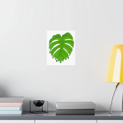Melting Monstera Botanical Print – Unframed Wall Art