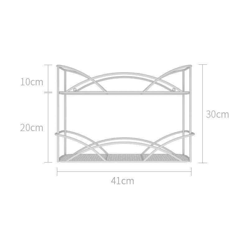 Desktop Storage Shelf Bathroom Free Punching Wall Hanging