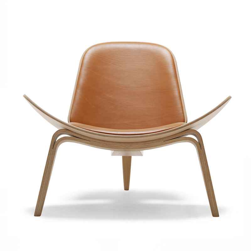 Nordic Smile Shell Chair Living Room Backrest Armchair Airplane Chair
