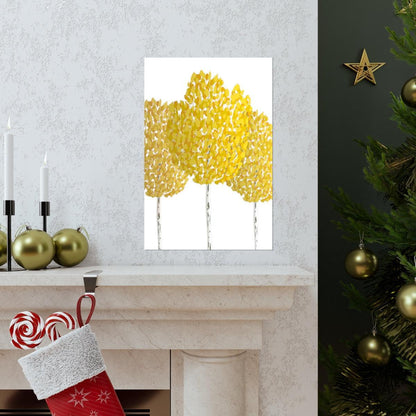 Fall Aspen Print – Unframed Wall Art