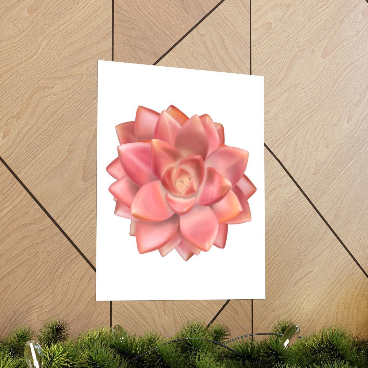 Graptosedum California Sunset Succulent Botanical Print – Unframed Wall Art