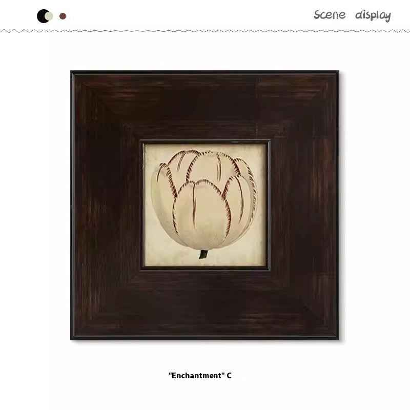 Silent Style Middle-ancient Art Decorative Painting Living Room Wall Painting Restaurant Wallpaper Bedroom Bedside Painting