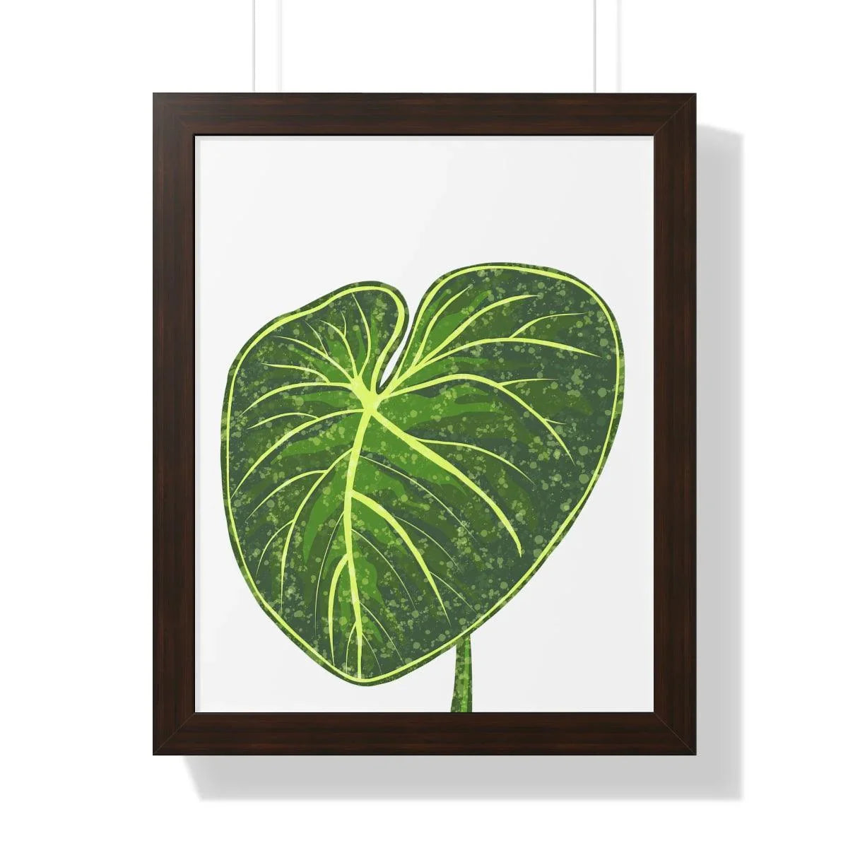 Philodendron Gloriosum Framed Print – Botanical Wall Art