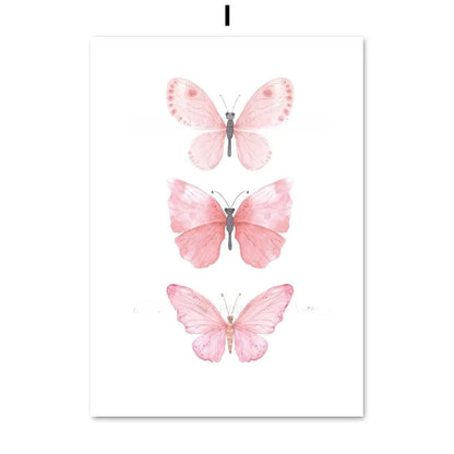 Ballet Alphanumeric Children's Room Art Canvas Painting