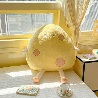 Simple And Cute Cartoon Rice And Vegetable Roll Pillow