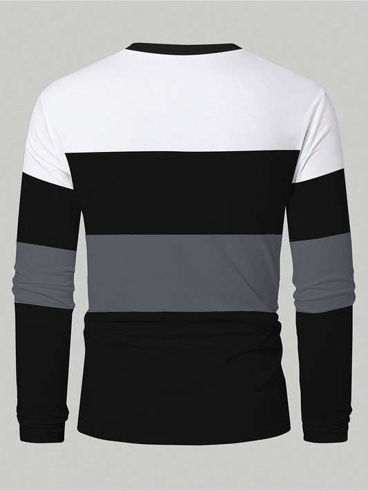 3D Digital Printed Men's Crew Neck Long Sleeve T-Shirt Halloween, Christmas Gifts