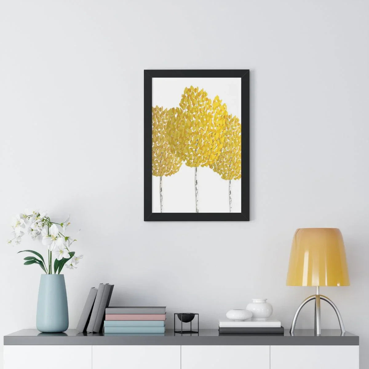 Fall Aspen Framed Print – Wall Art